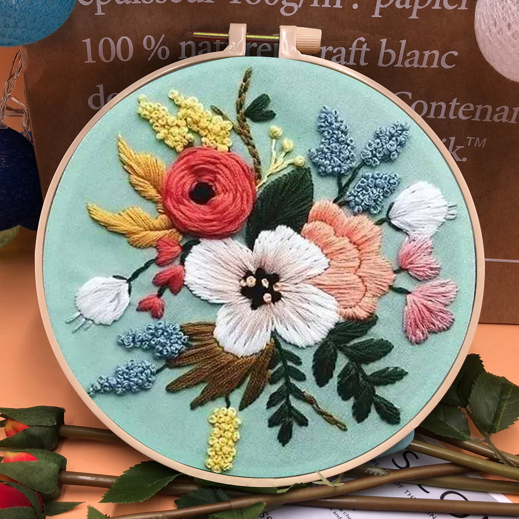 Sac à broderie en tissu tridimensionnel de style européen