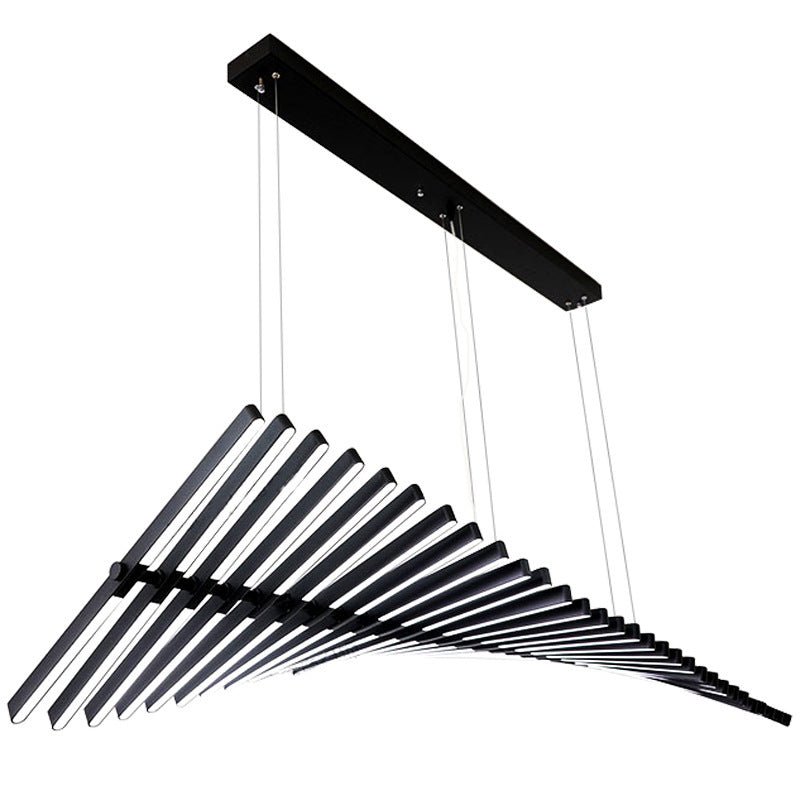Fashion Fishbone Shape Office Strip Lamps - IVOIRART.COM