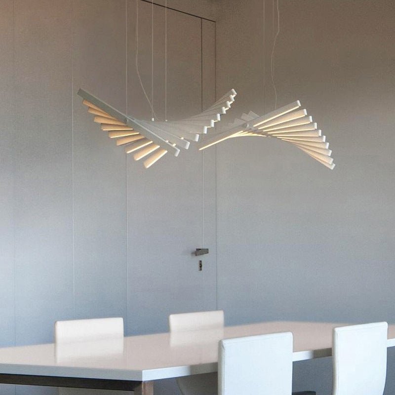 Fashion Fishbone Shape Office Strip Lamps - IVOIRART.COM