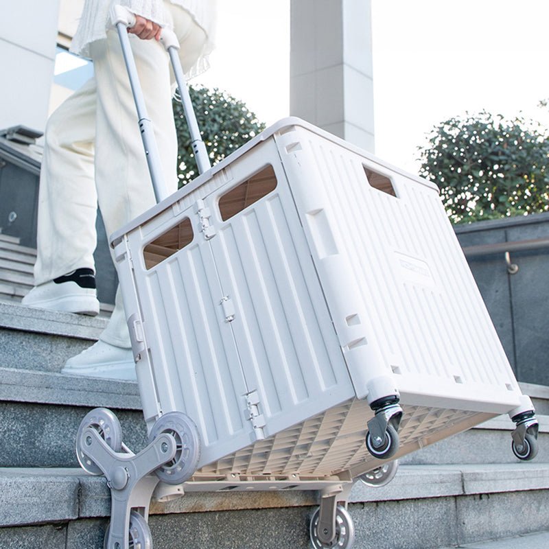 Fashion Folding Trolley Shopping Storage Trolley - IVOIRART.COM