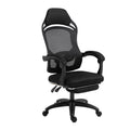 Fauteuil de jeu ergonomique pour ordinateur avec repose-bras articulé et dossier inclinable - IVOIRART.COM