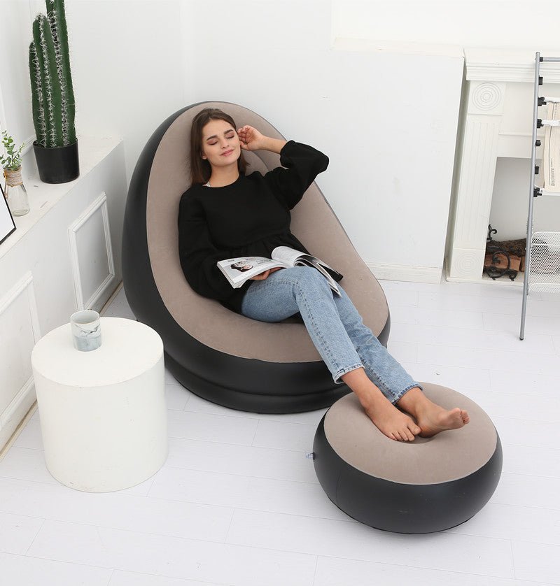 Fauteuil Poire Relaxant avec Canapé Gonflable Pliable - Confort et Élégance - IVOIRART.COM