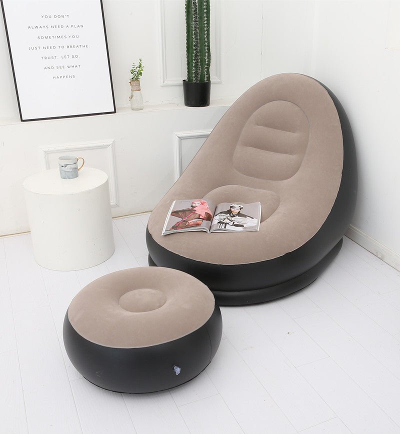 Fauteuil Poire Relaxant avec Canapé Gonflable Pliable - Confort et Élégance - IVOIRART.COM