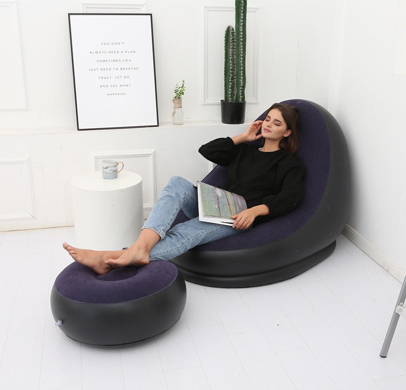 Fauteuil Poire Relaxant avec Canapé Gonflable Pliable - Confort et Élégance - IVOIRART.COM