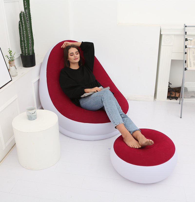 Fauteuil Poire Relaxant avec Canapé Gonflable Pliable - Confort et Élégance - IVOIRART.COM
