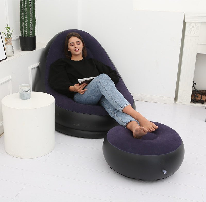 Fauteuil Poire Relaxant avec Canapé Gonflable Pliable - Confort et Élégance - IVOIRART.COM