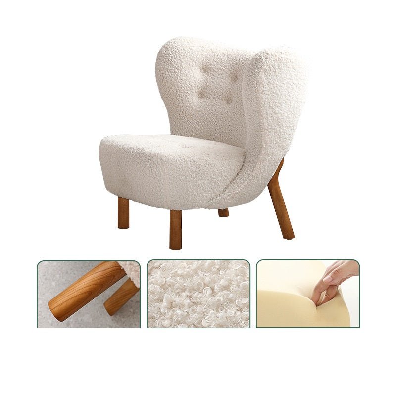 Fauteuil Scandinave Une Place Luxe Léger pour Balcon et Salon Moderne - IVOIRART.COM
