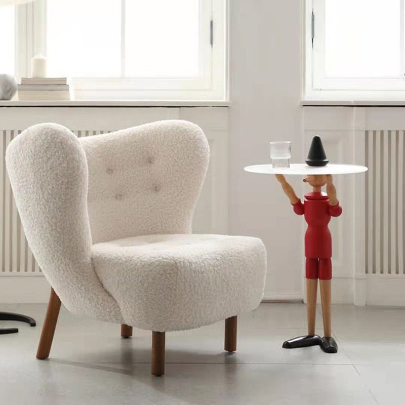 Fauteuil Scandinave Une Place Luxe Léger pour Balcon et Salon Moderne - IVOIRART.COM