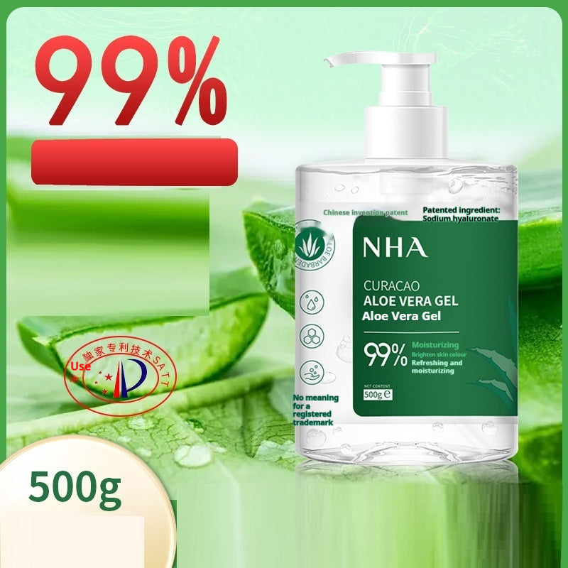 Gel hydratant et anti-acné à l'aloe vera pour soins de la peau, produit apaisant