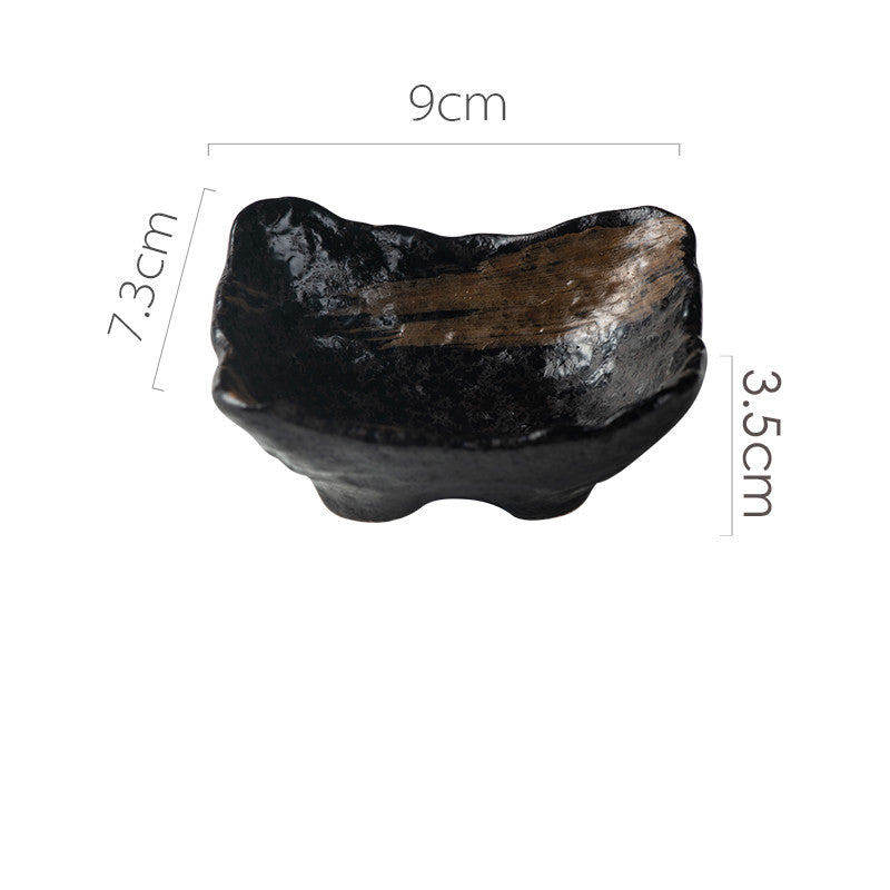 Assiette en céramique japonaise créative de forme spéciale