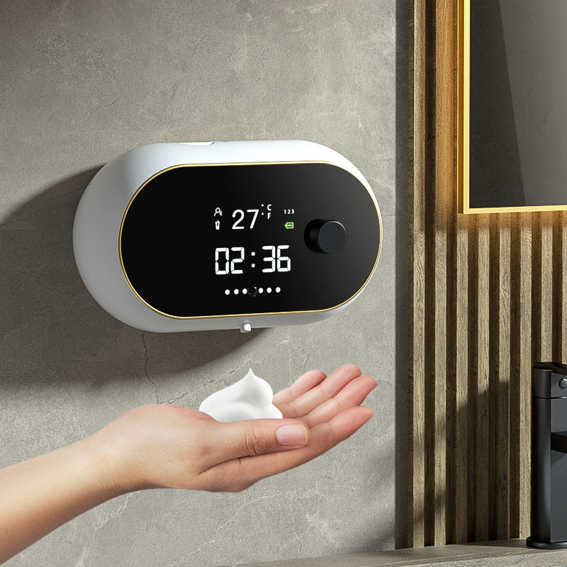 Distributeur Automatique de Savon Moussant Mural avec Alimentation USB 500ml