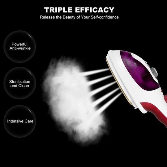 Fer à vapeur portable à main - Ensemble complet léger violet et bleu 1000 W UE/US - IVOIRART.COM