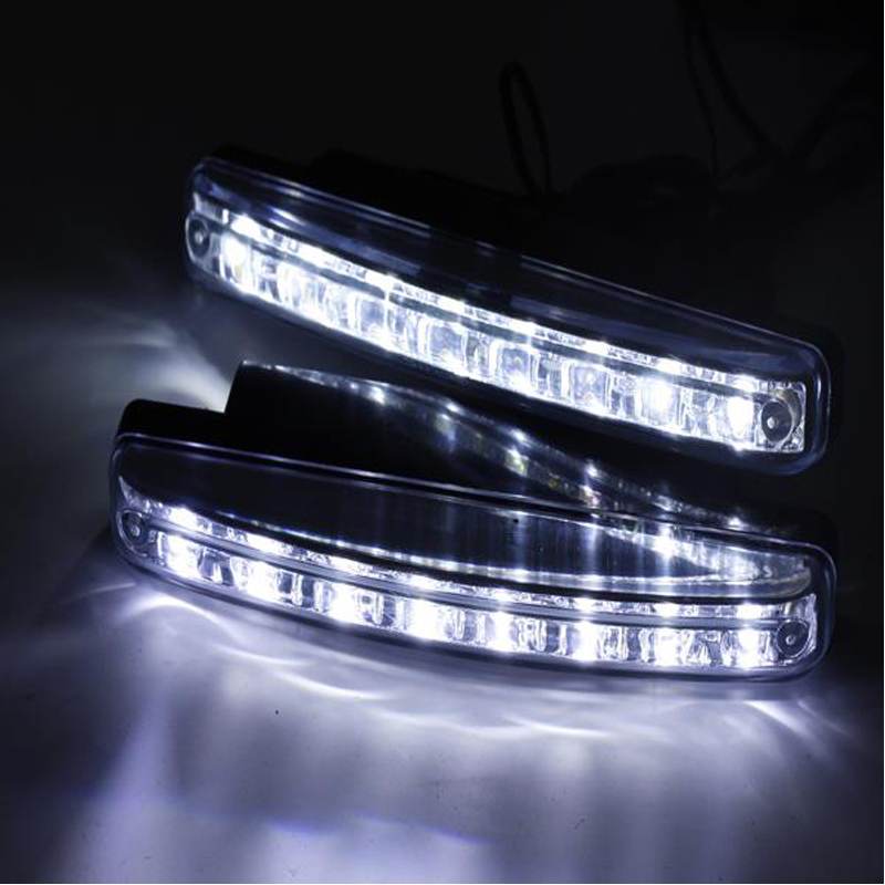 Feu de voiture universel LED haute puissance avec éclairage de jour et antibrouillard - IVOIRART.COM