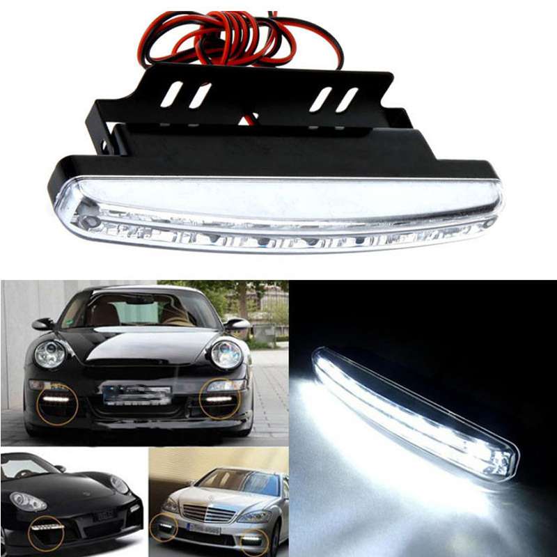 Feu de voiture universel LED haute puissance avec éclairage de jour et antibrouillard - IVOIRART.COM