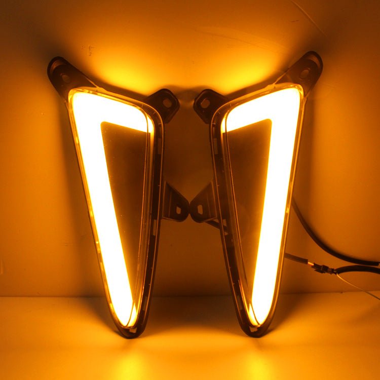 Feux de Jour LED Jaune Modifiés Antibrouillard Directionnels pour Toyota Chr 2017 - IVOIRART.COM