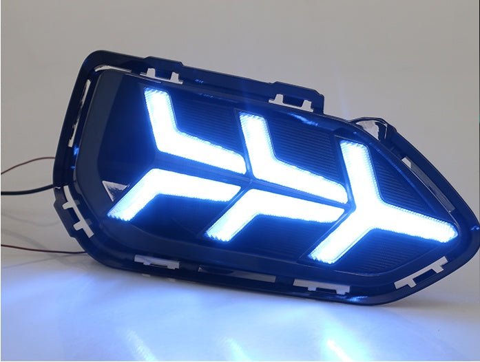 Feux de jour modifiés pour voiture à deux couleurs, lumière LED distincte - IVOIRART.COM