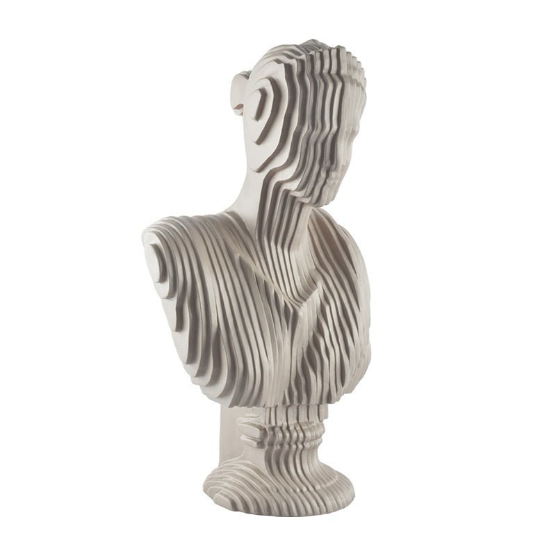 Figurine sculpture féminine moderne luxe légère en résine déco chic art design21 - IVOIRART.COM