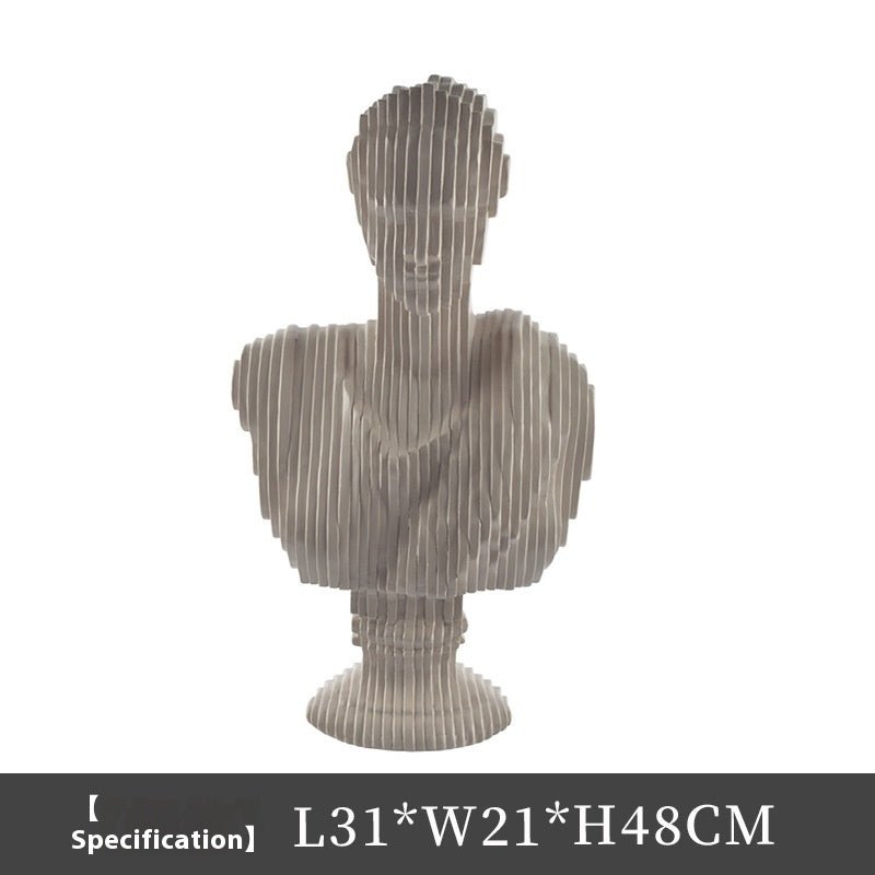 Figurine sculpture féminine moderne luxe légère en résine déco chic art design21 - IVOIRART.COM