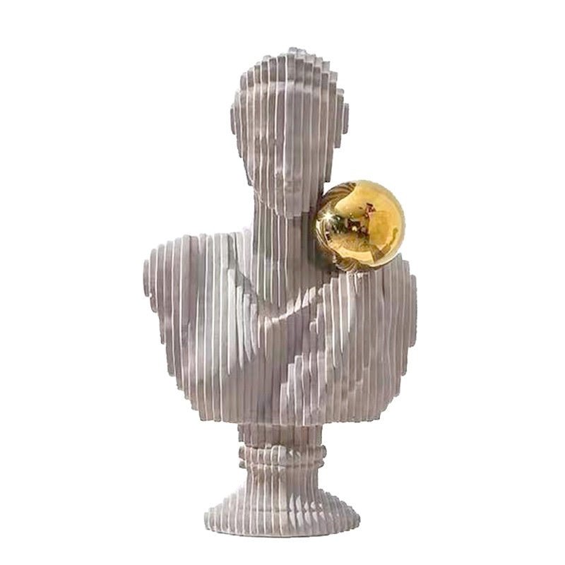 Figurine sculpture féminine moderne luxe légère en résine déco chic art design21 - IVOIRART.COM