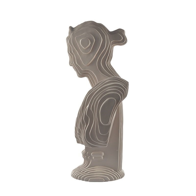 Figurine sculpture féminine moderne luxe légère en résine déco chic art design21 - IVOIRART.COM