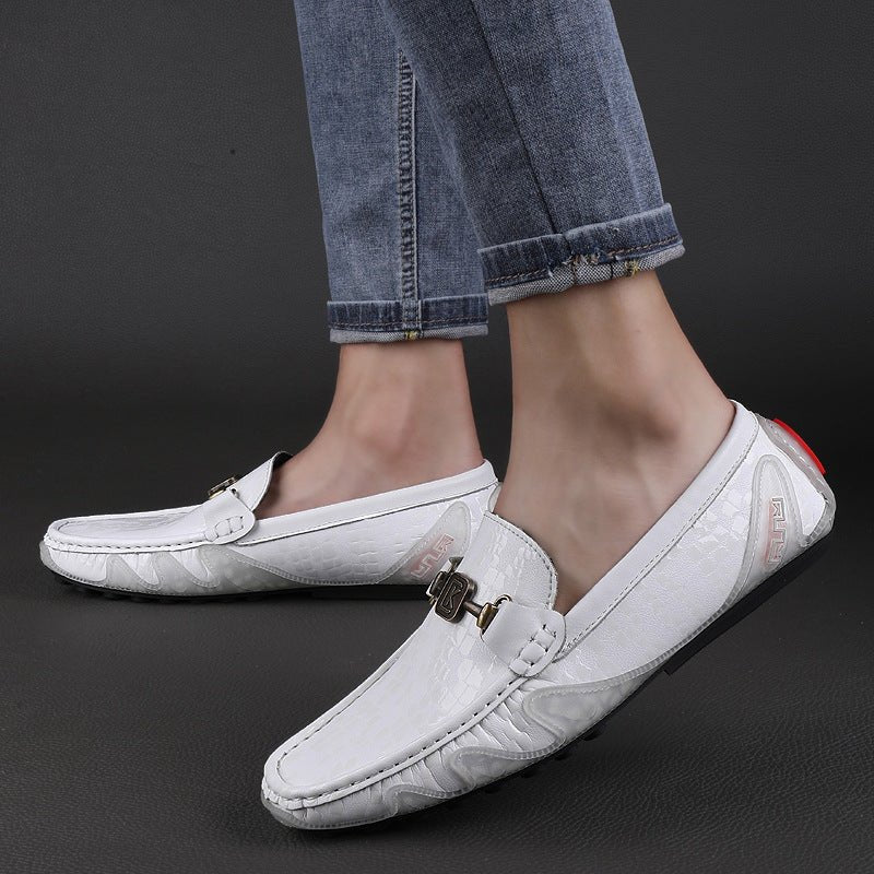 First Layer - Chaussures décontractées en cuir pleine fleur pour homme, confort. - IVOIRART.COM