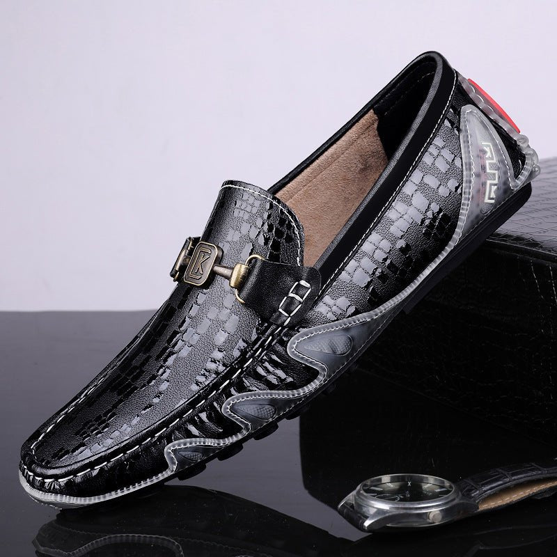 First Layer - Chaussures décontractées en cuir pleine fleur pour homme, confort. - IVOIRART.COM