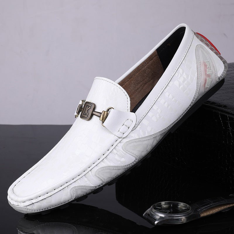 First Layer - Chaussures décontractées en cuir pleine fleur pour homme, confort. - IVOIRART.COM