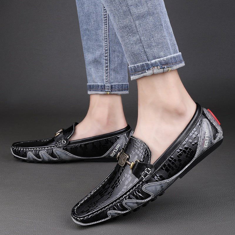 First Layer - Chaussures décontractées en cuir pleine fleur pour homme, confort. - IVOIRART.COM