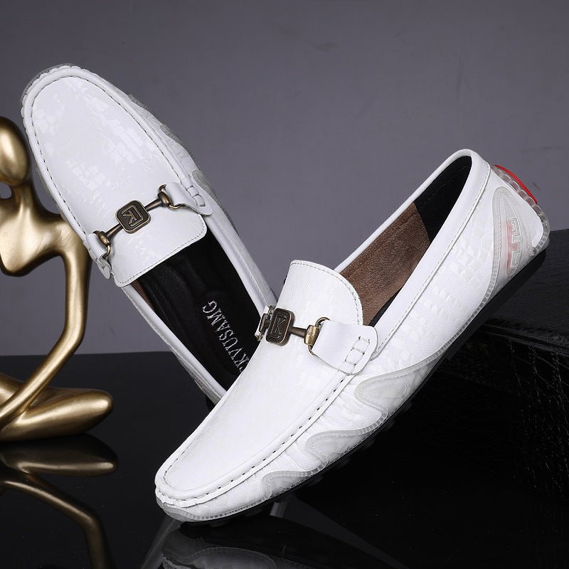 First Layer - Chaussures décontractées en cuir pleine fleur pour homme, confort. - IVOIRART.COM
