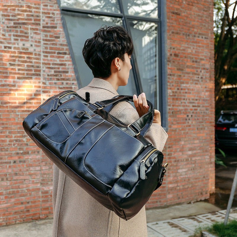 Fitness bagTravel bag men's portable large capacity luggage bag fitness bag - IVOIRART.COM