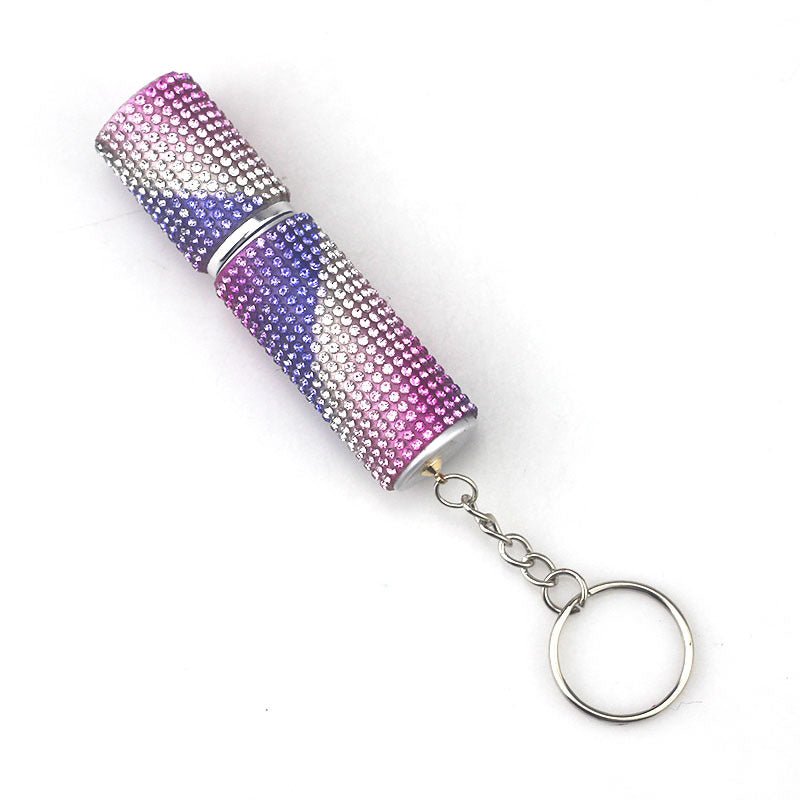 Flacon de Parfum Portable à Vaporisateur, Orné de Diamants, Design Élégant - IVOIRART.COM