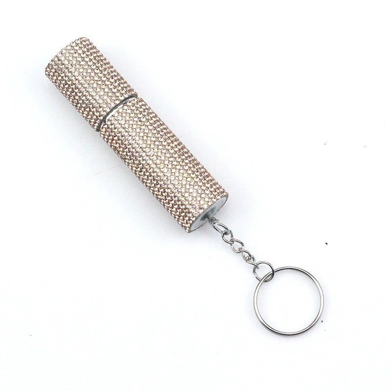 Flacon de Parfum Portable à Vaporisateur, Orné de Diamants, Design Élégant - IVOIRART.COM