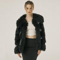 Fluffy Woolen Leather Ring Top Hot Girl Loose - IVOIRART.COM