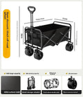 Foldable Travel Trailer Outdoor Camping Wagon For Picnic And Campsite Use - IVOIRART.COM