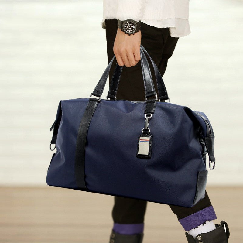 Folding Korean duffle bag outdoor men's bag - IVOIRART.COM