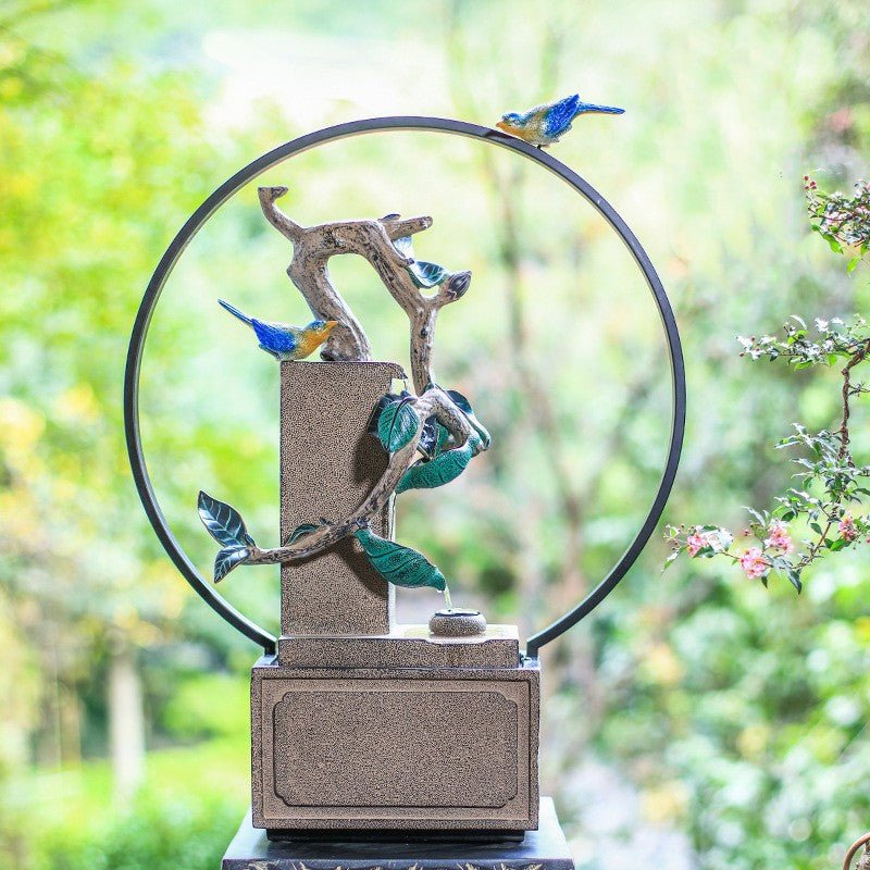 Fontaine d'eau décorative Rockery pour intérieur salon — design créatif apaisant - IVOIRART.COM