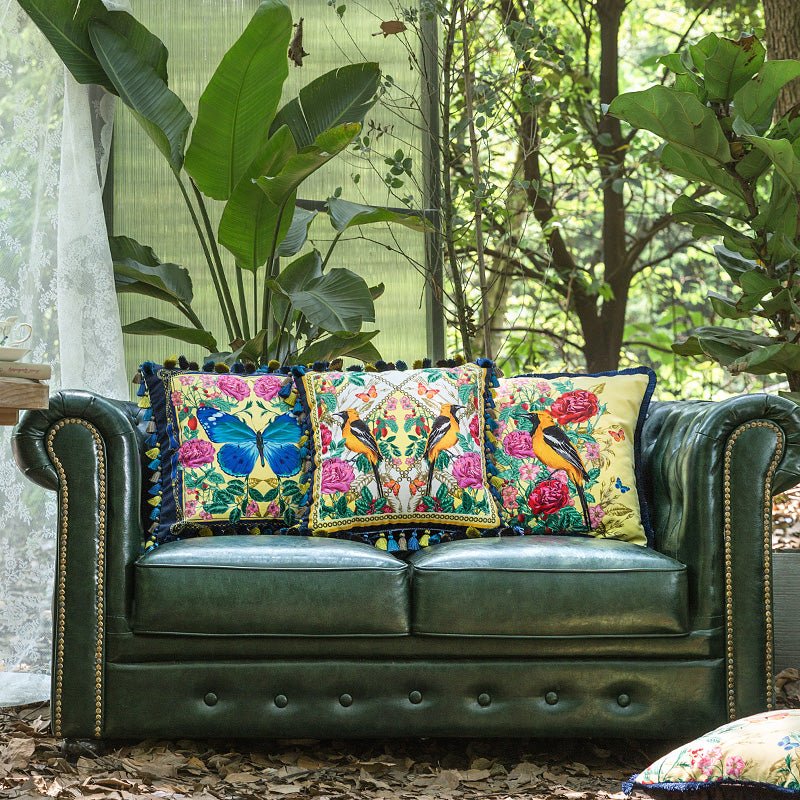 Forest luxury cushion cover - IVOIRART.COM