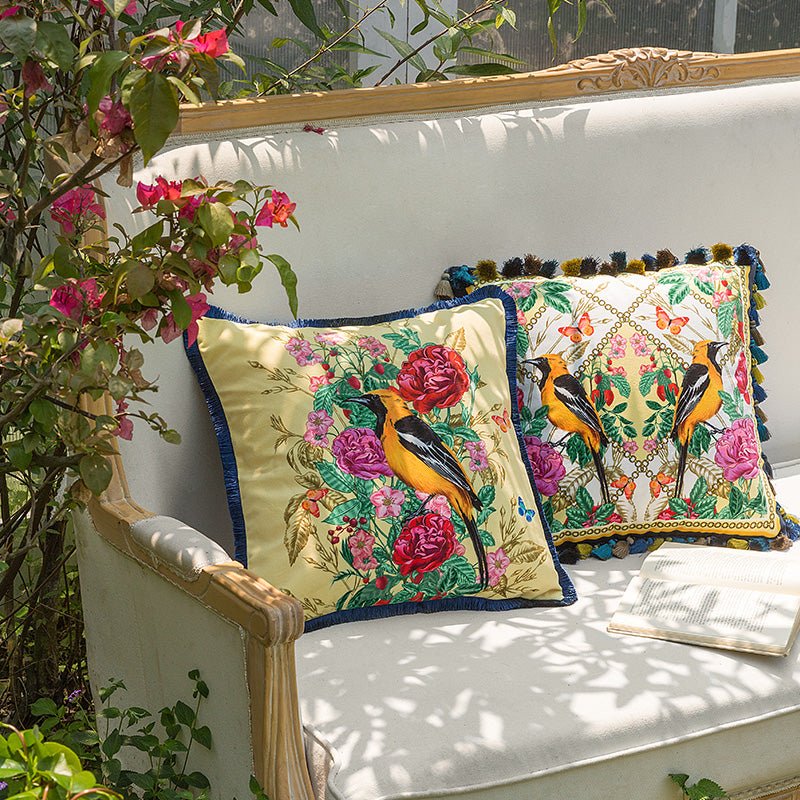 Forest luxury cushion cover - IVOIRART.COM