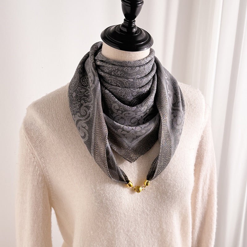 Foulard en Soie Nouvelle Collection Printemps - Automne pour Femmes Élégantes - IVOIRART.COM