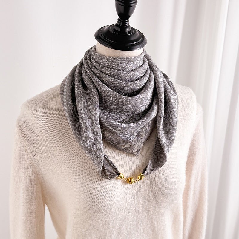 Foulard en Soie Nouvelle Collection Printemps - Automne pour Femmes Élégantes - IVOIRART.COM
