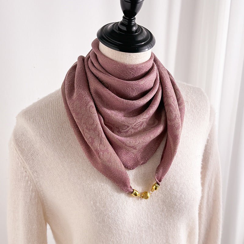 Foulard en Soie Nouvelle Collection Printemps - Automne pour Femmes Élégantes - IVOIRART.COM