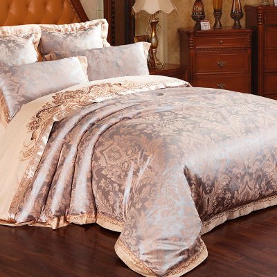 Four-piece Bed Full Cotton 1.5m1.8m Linen And Duvet Cover - IVOIRART.COM