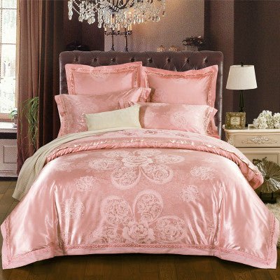 Four-piece Bed Full Cotton 1.5m1.8m Linen And Duvet Cover - IVOIRART.COM