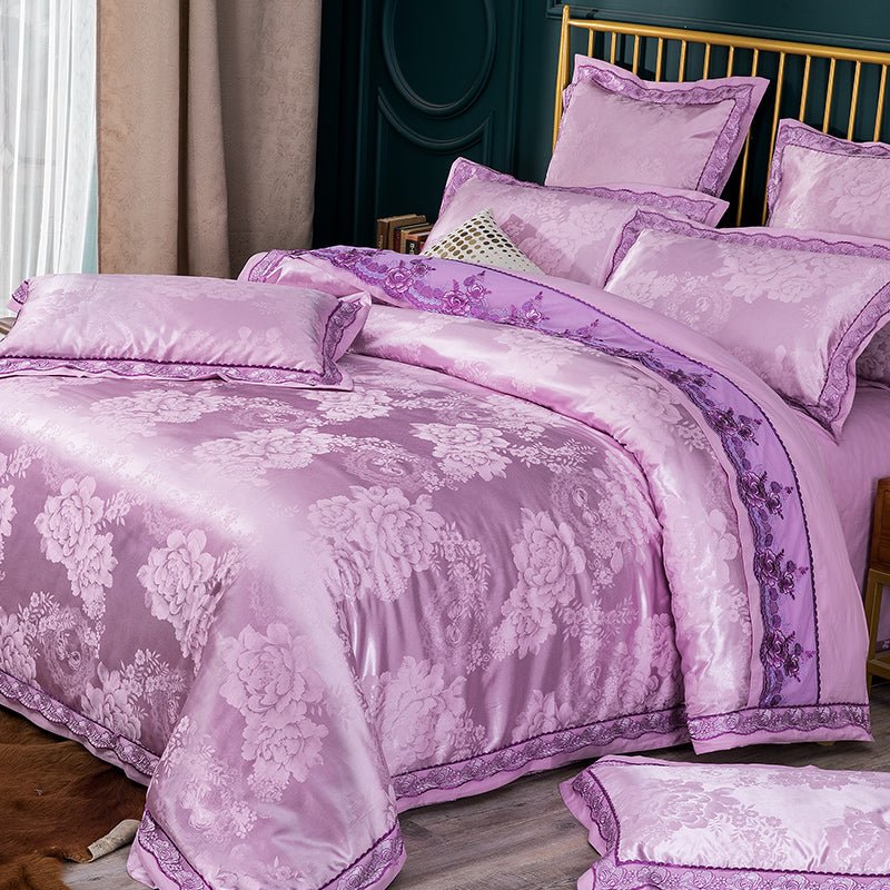 Four-piece Bed Full Cotton 1.5m1.8m Linen And Duvet Cover - IVOIRART.COM
