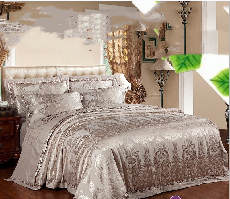 Four-piece Bed Full Cotton 1.5m1.8m Linen And Duvet Cover - IVOIRART.COM