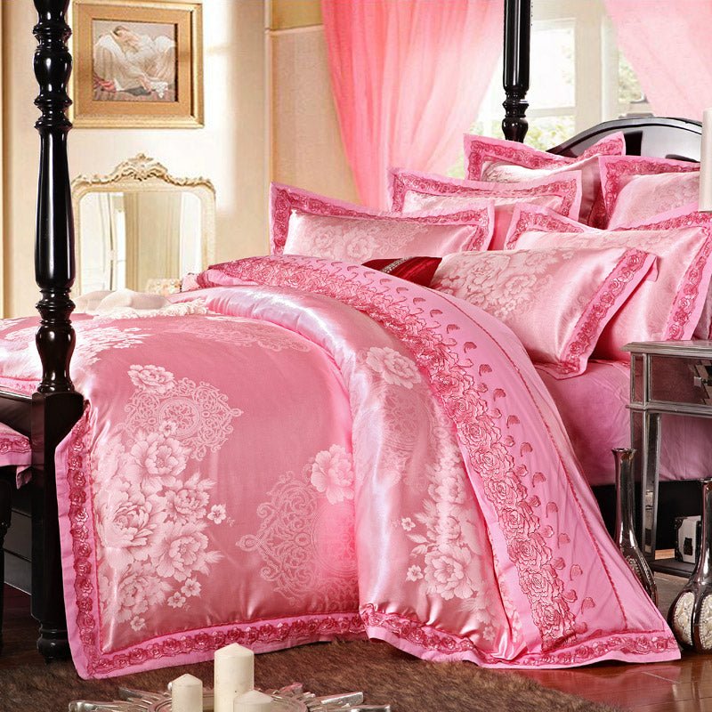 Four-piece Bed Full Cotton 1.5m1.8m Linen And Duvet Cover - IVOIRART.COM