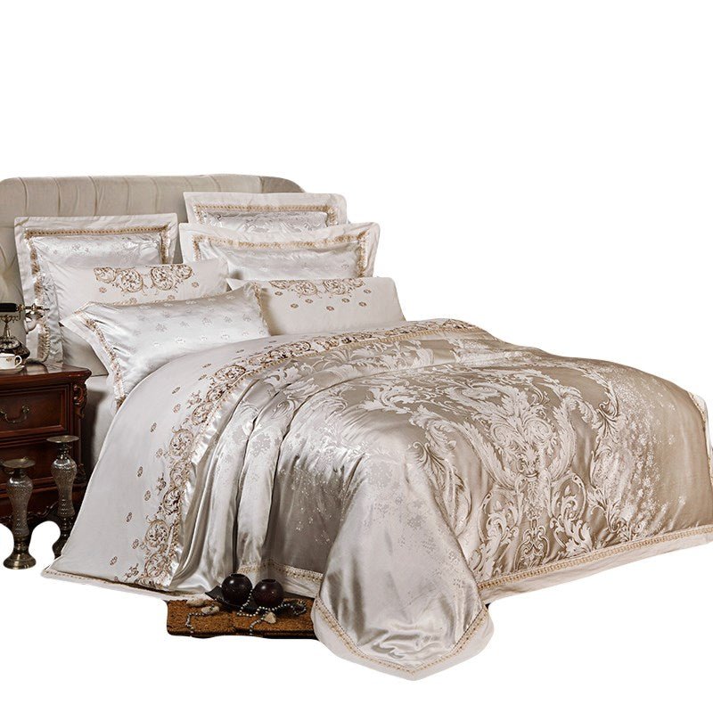 Four-piece Bed Full Cotton 1.5m1.8m Linen And Duvet Cover - IVOIRART.COM
