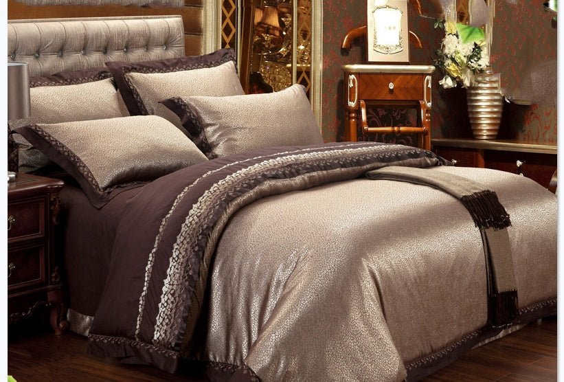 Four-piece Bed Full Cotton 1.5m1.8m Linen And Duvet Cover - IVOIRART.COM