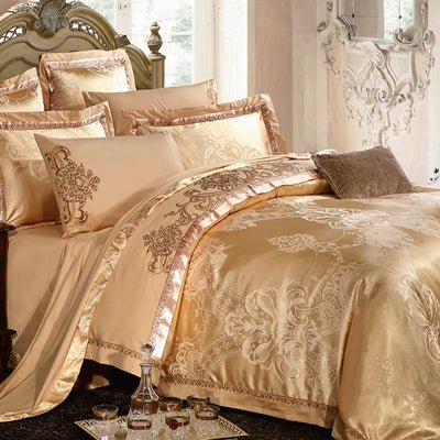 Four-piece Bed Full Cotton 1.5m1.8m Linen And Duvet Cover - IVOIRART.COM
