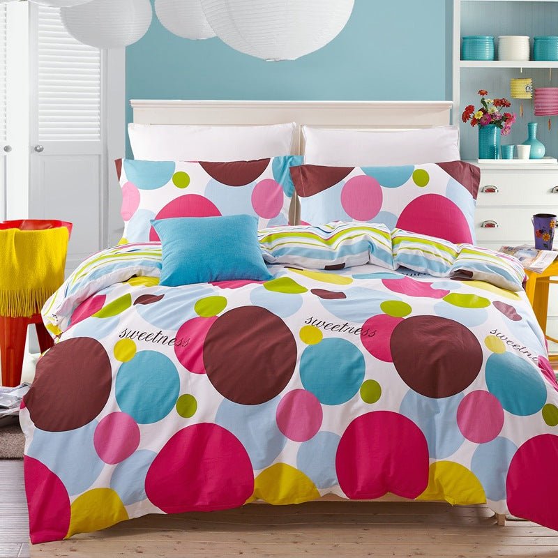 Four-piece cartoon bed - IVOIRART.COM